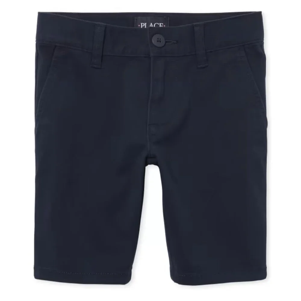 The Children's Place Girls Uniform Stretch Chino Shorts - Lot of 2 - Picture 2 of 5